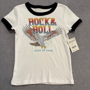 NEW  Novelty Rock n Roll Graphic  KIDS size Medium M 5/6   T-shirt